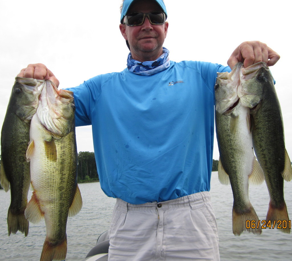 Fishing Report, Lake Guntersville 6/25/16 Alabama Bass